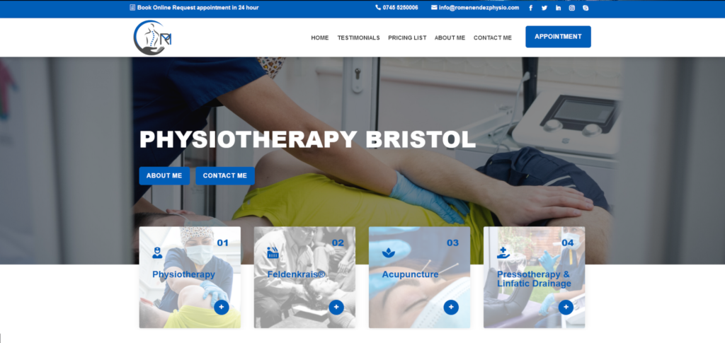 website romenendezphysio.com